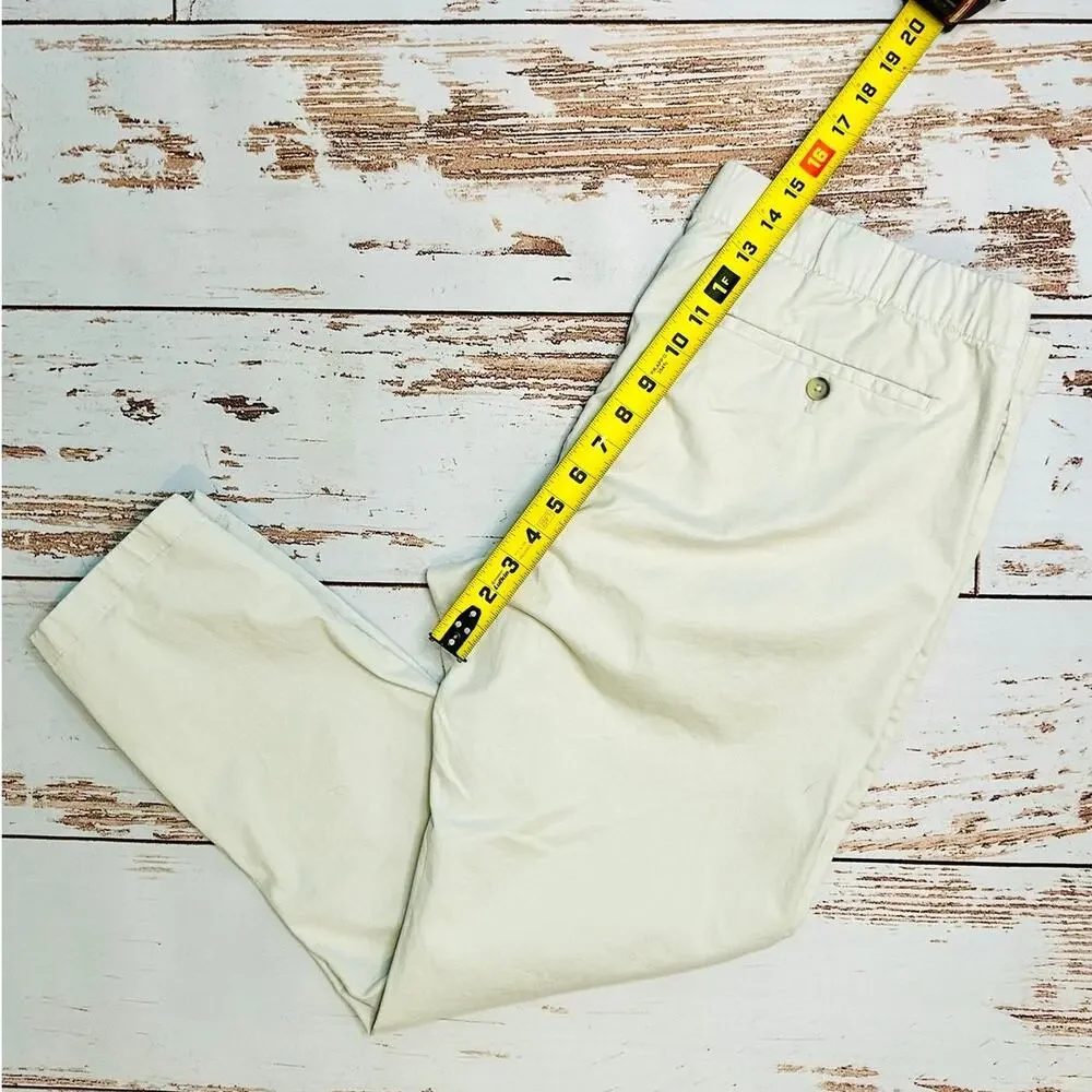 Denim & Flower Ricky Singh Slim Fit Chino Pants Khaki Men's XL Stretch